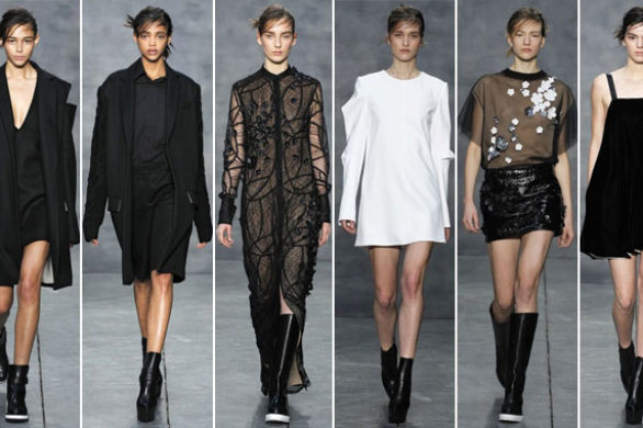 Ciemna strona jesiennej kolekcji Very Wang na 2015 rok