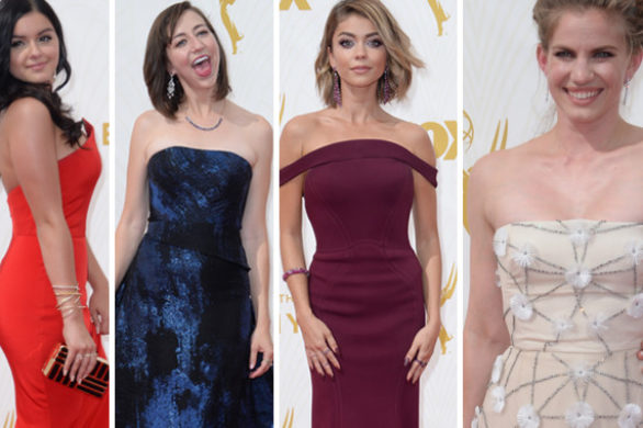 Kreacje gwiazd na czerwonym dywanie rozdania Emmy Awards