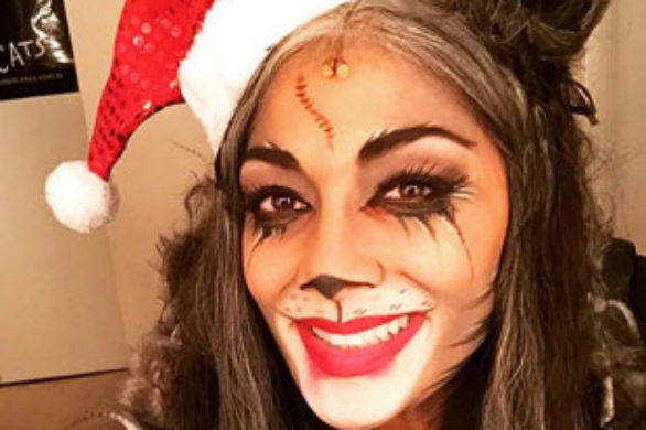 Nicole Scherzinger pokazała świąteczny makijaż! (FOTO)