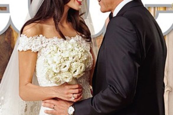 Suknia Amal Alamuddin była bardzo ciężka