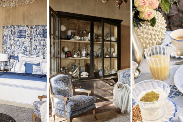 Nowy katalog w błękicie i bieli na wiosnę od Zara Home