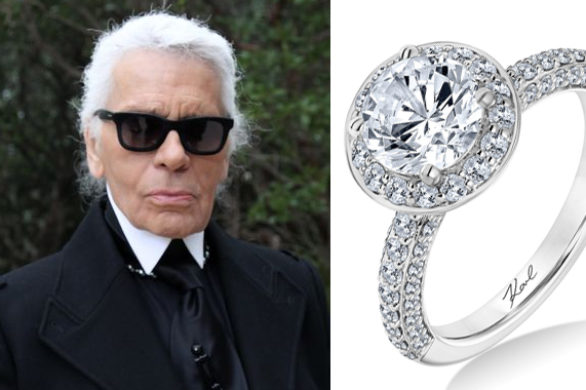 Karl Lagerfeld zaprojektował pierścionki zaręczynowe