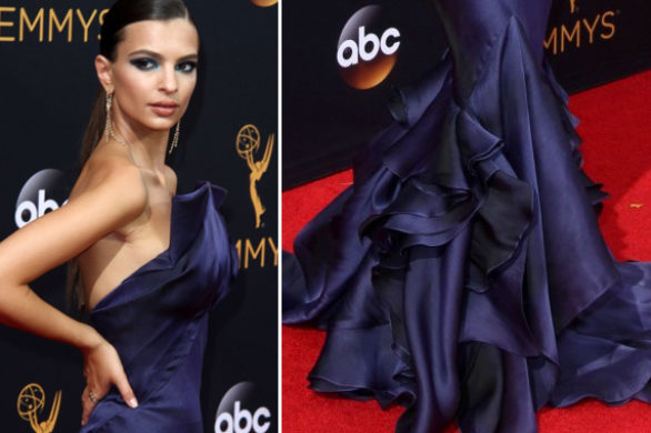 Emily Ratajkowski zachwyciła na gali Emmy w kreacji Zaca Posena