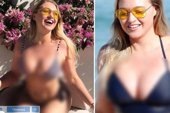 Brzuch Iskry Lawrence na jej Instagramie vs na zdjęciach od paparazzi (FOTO)