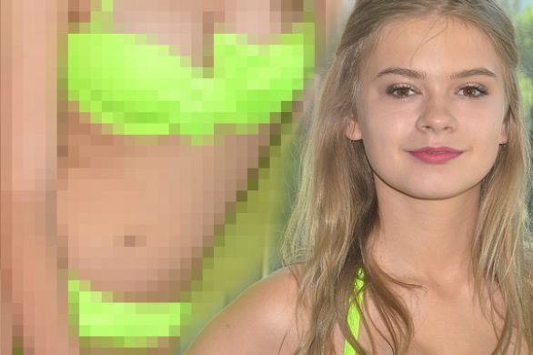 Julia Wróblewska w zielonym bikini. Myśleliście, że ma idealne ciało? (FOTO)