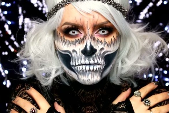 Makijaż na halloween – czaszka wg Zmalowanej [VIDEO]