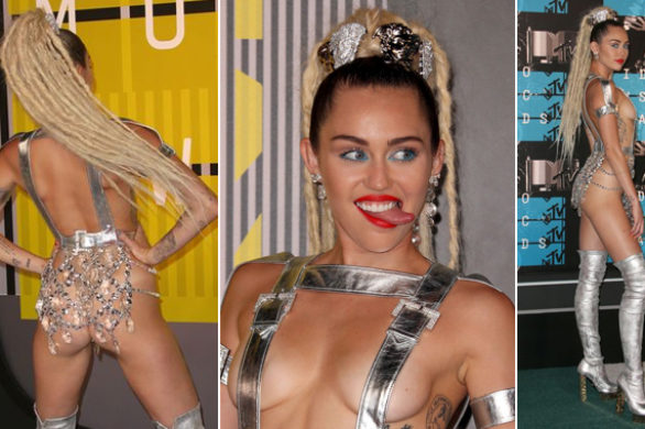 Miley Cyrus i najodważniejsza kreacja na gali MTV VMA 2015