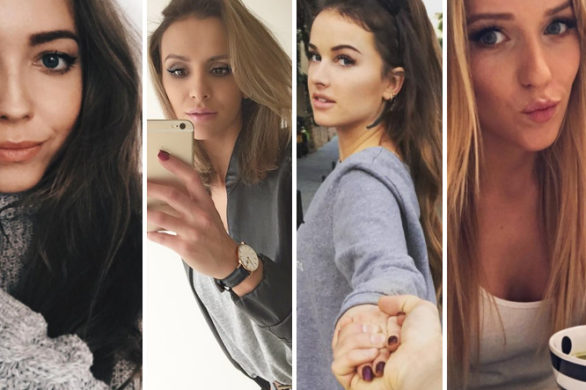 Blogerki modowe na swoich instagramowych profilach (INSTA)