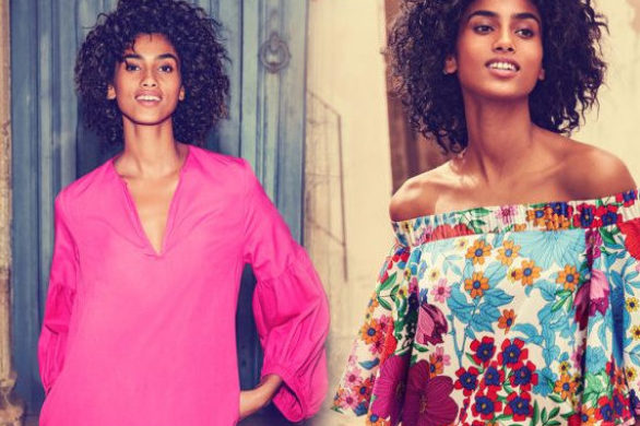 H&M Życie w kolorze – Mocne kolory i kobiece fasony na lato 2017