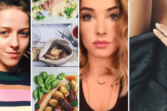 Blogerki modowe na swoich instagramowych profilach (INSTA)