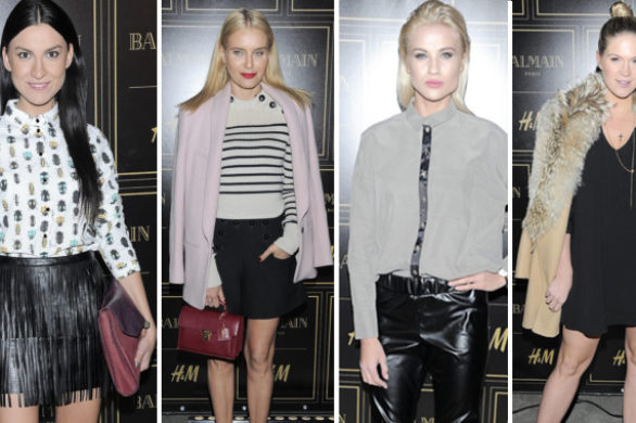 Tłum gwiazd i celebrytek na prezentacji kolekcji BalmainxH&M