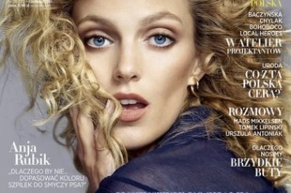 Anja Rubik na okładce czerwcowego Harper’s Bazaar
