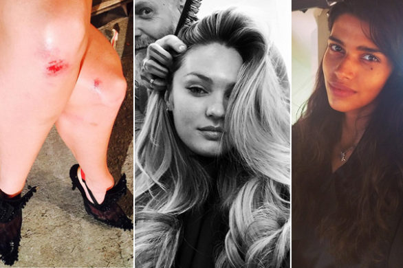 Dla Candice Swanepoel i Pooji Mor pokaz Givenchy był bolesny