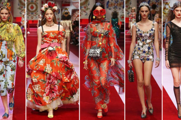 Dolce & Gabbana na wiosnę/lato 2018 – musicie zobaczyć zdjęcia z wybiegu!