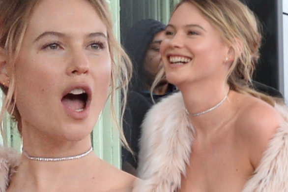Wow! Behati Prinsloo zachwyca, ale show kradnie jej maleńka Dusty Rose (FOTO)