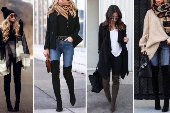 Kozaki za kolano w roli głównej – zobaczcie 5 gotowych stylizacji (FOTO)