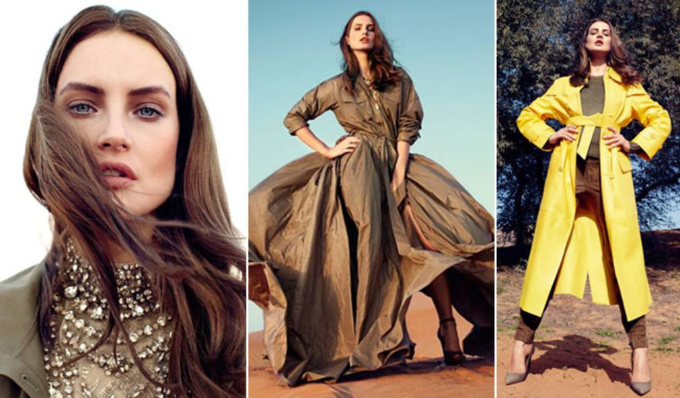 Polska modelka, Mariana Idźkowska, w kampanii Ralpha Laurena