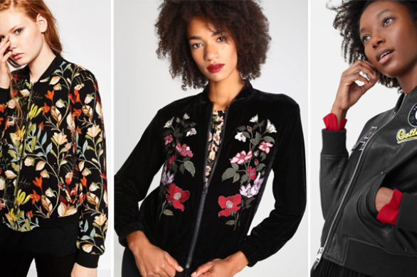 Kurtka typu bomber – skórzana czy w kwiaty? (FOTO)