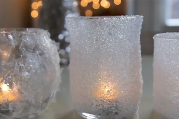 Dekoracje DIY: zimowo-świąteczne świeczniki [VIDEO]