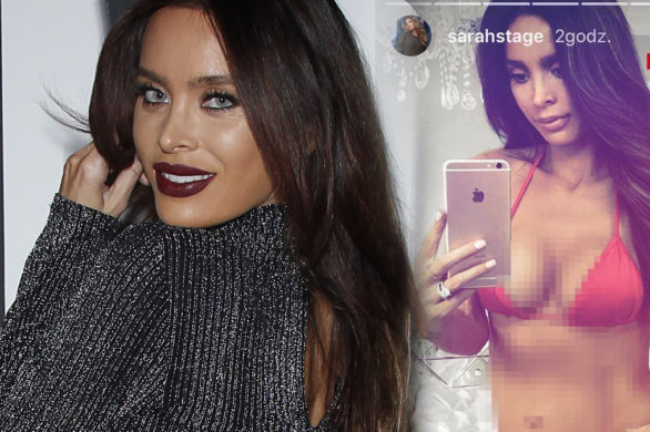 9. miesiąc?! Nie uwierzycie, jak pod koniec ciąży wygląda Sarah Stage (FOTO)