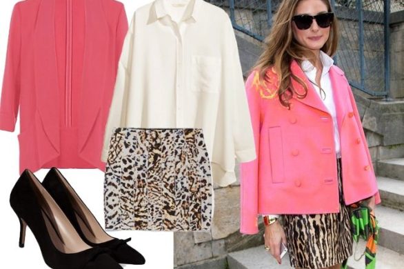 Zestaw na dziś: Róż w stylu Olivii Palermo
