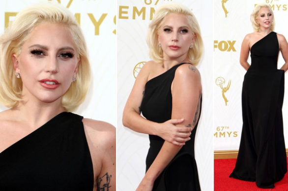 Lady Gaga na rozdaniu nagród Emmy 2015 wyglądała jak dama