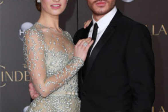 Lily James na premierze Kopciuszka w Los Angeles (FOTO)