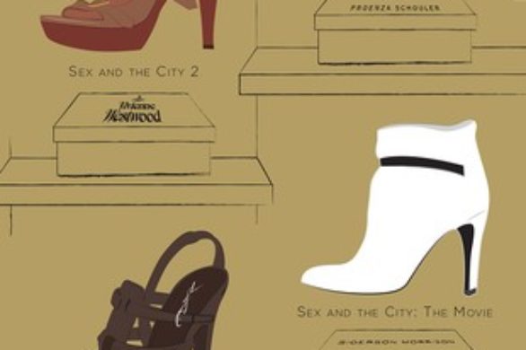 Buty Carrie Bradshaw – 50 par na jednym na plakacie (FOTO)