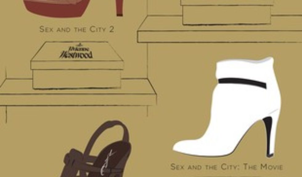 Buty Carrie Bradshaw – 50 par na jednym na plakacie (FOTO)