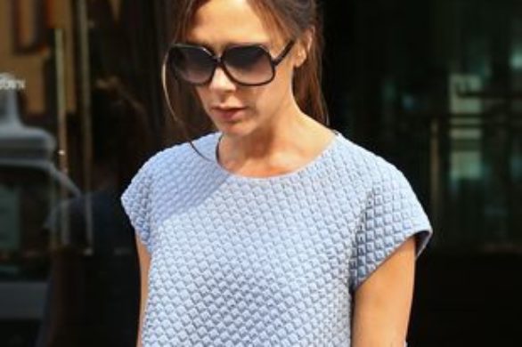 Victoria Beckham w sukience swojego projektu (FOTO)