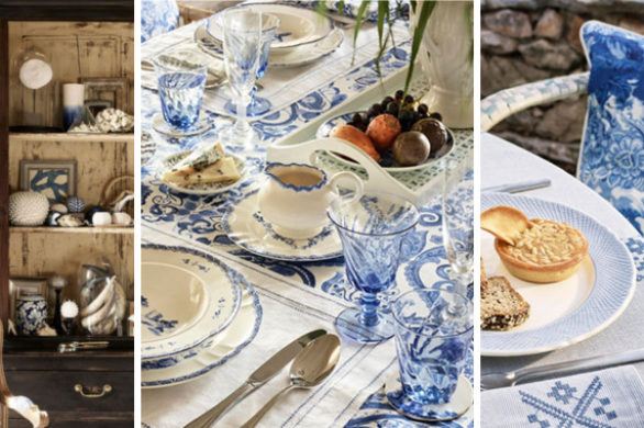 Zara Home Cabinet de Curiosités – Biel i błękit w wystroju na lato