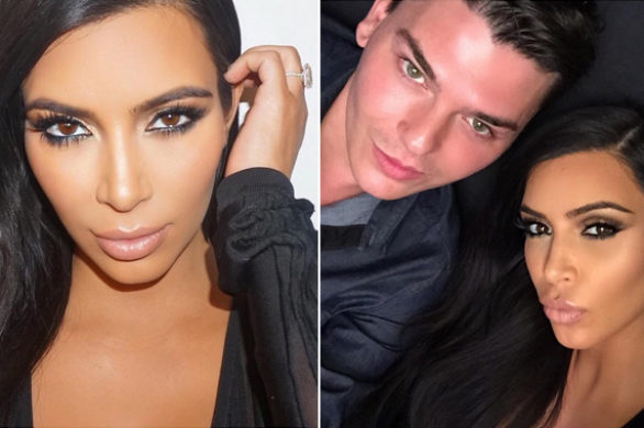 Kim Kardashian i Mario Dedivanovic na zdjęciu sprzed 10 lat