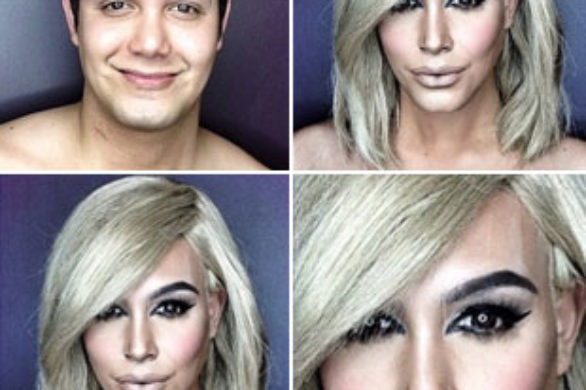 Ten mężczyzna w kilka chwil upodobni się do każdej gwiazdy!