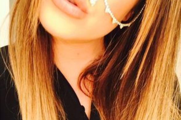 Khloe Kardashian pochwaliła się kolczykiem w nosie! (FOTO)