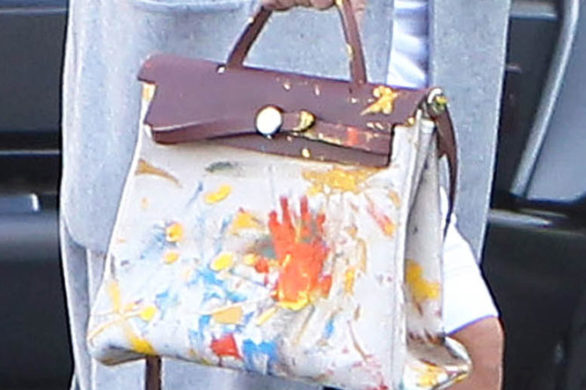 Kim Kardashian pokazała Birkin, którą pomalowała North!