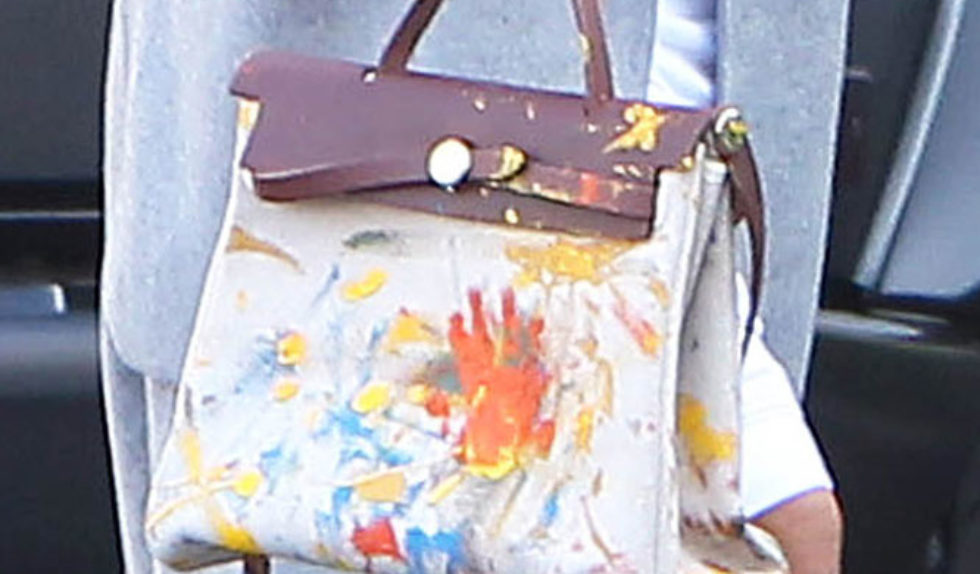 Kim Kardashian pokazała Birkin, którą pomalowała North!