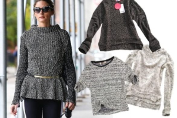 Na Allegro: Melanżowe swetry w stylu Olivii Palermo
