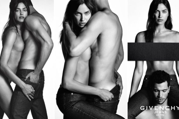 Seksowna NAGA Irina Shayk w reklamie Givenchy Jeans (FOTO)