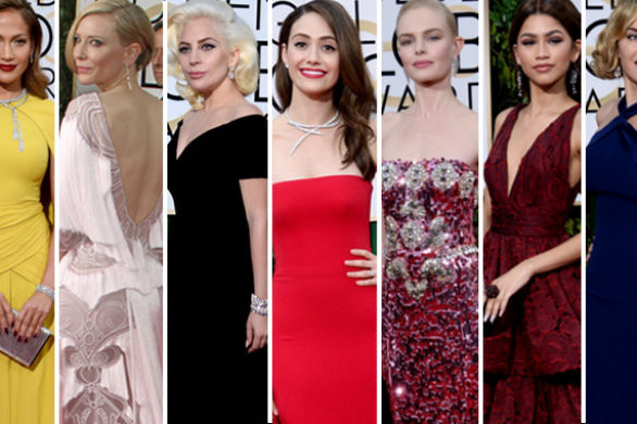 Kreacje gwiazd na rozdaniu Złotych Globów 2016 (FOTO)