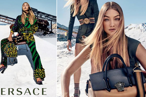 Piękna Gigi Hadid w najnowszej kampanii Versace (FOTO)