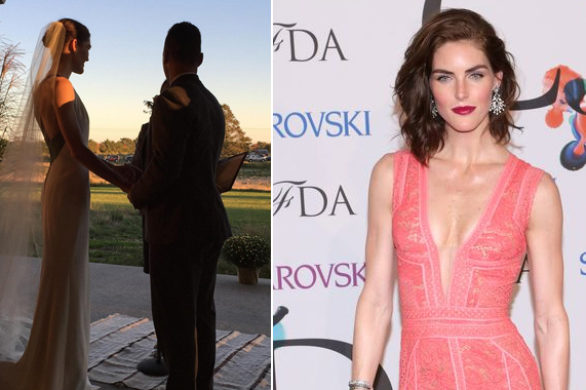 Hilary Rhoda wyszła za mąż – zobaczcie jej suknię ślubną