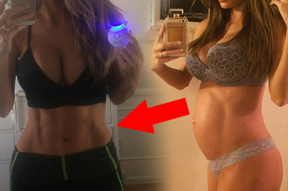 Tak wygląda brzuch modelki, która niedawno urodziła dziecko