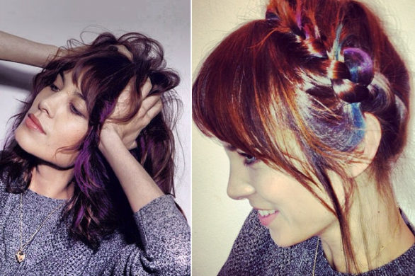 Alexa Chung zaszalała z kolorami włosów (FOTO)
