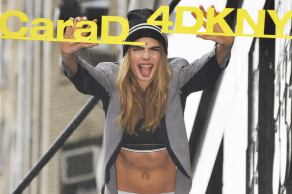 Tak Cara Delevingne pokazała światu swoją kolekcję dla DKNY