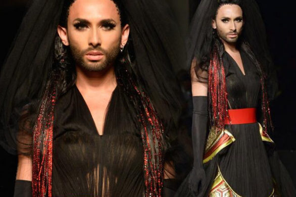 Szok! Conchita Wurst modelką na pokazie Jeana Paula Gaultier