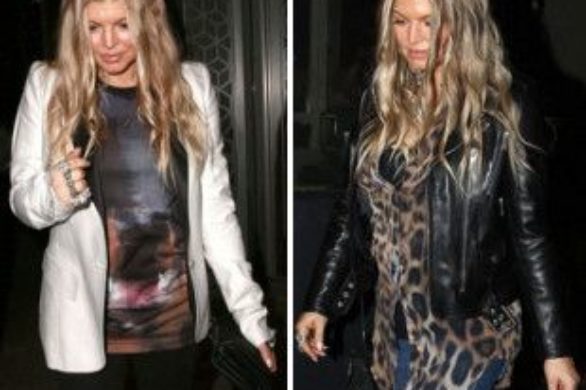 Dwie stylizacje Fergie po ciąży (FOTO)