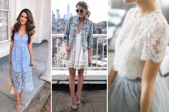 Koronkowa sukienka w roli głównej – zobaczcie 5 gotowych stylizacji! (FOTO)