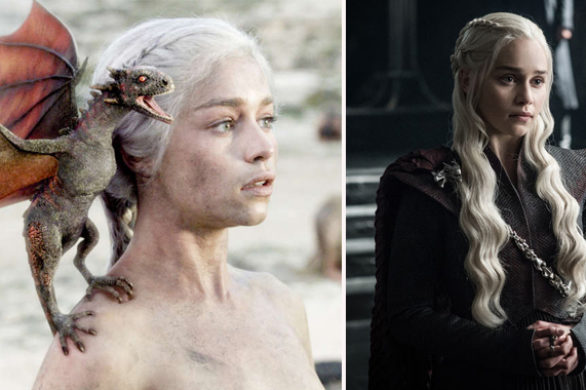Gra o tron: Jak na przestrzeni lat zmieniała się Daenerys Targaryen? DUŻO ZDJĘĆ