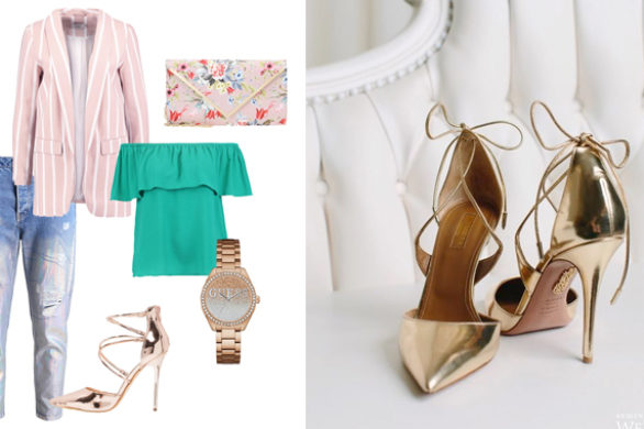 Buty w złotym odcieniu w roli głównej – zobaczcie 6 gotowych stylizacji (FOTO)