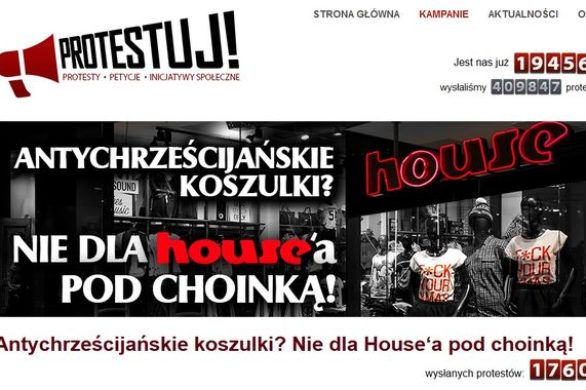 Internauci bojkotują markę House za antyświąteczną kampanię!